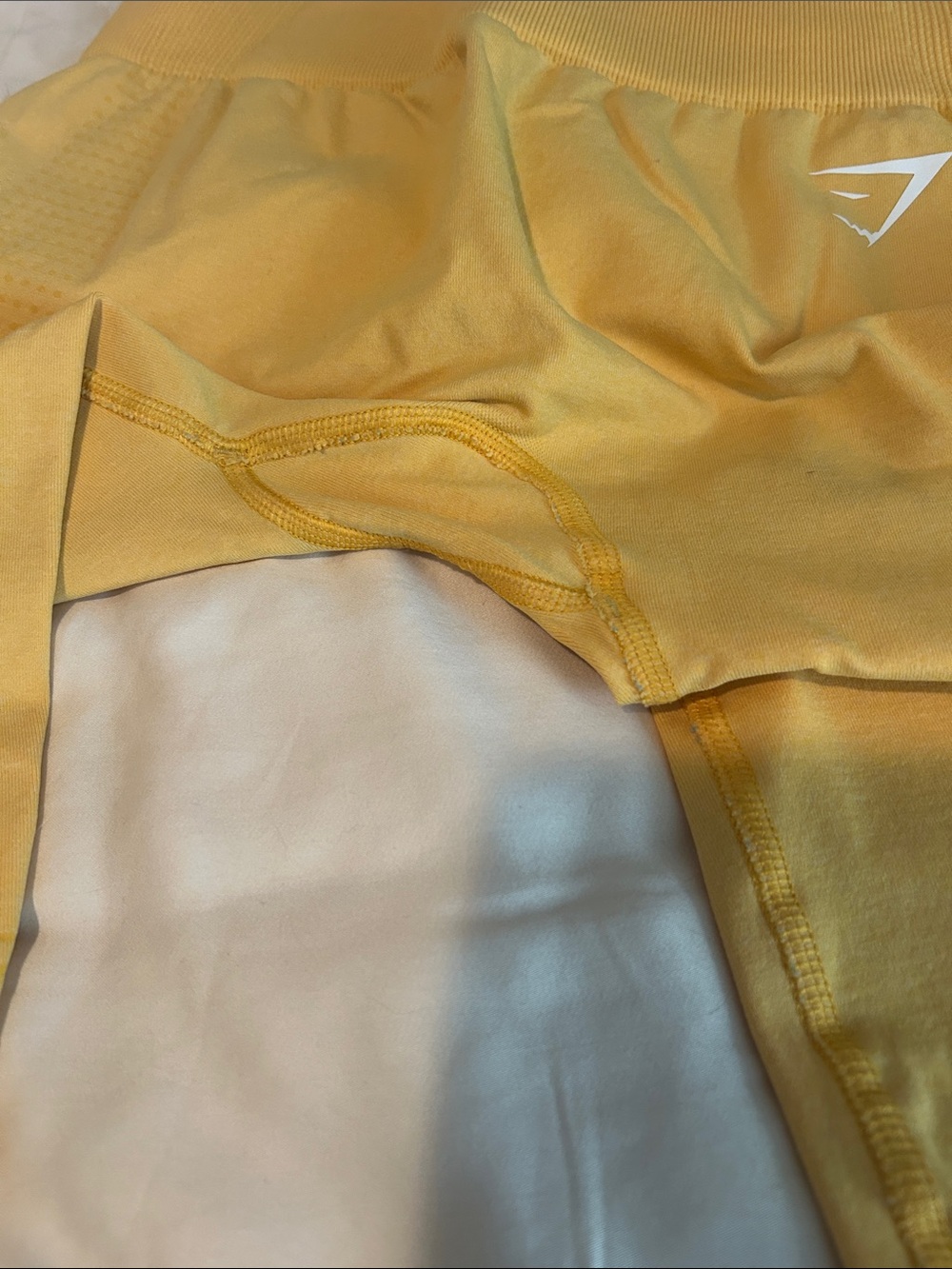 Gymshark Seamless High-Waist Leggings - Yellow - Picture 4 of 4